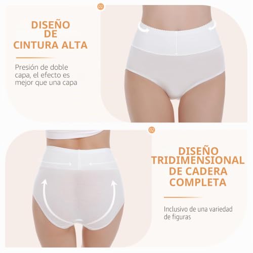 Thumbnail 3 de NUOZA Bragas Mujer Algodón Talle Alto – 2XL, opción cómoda para casa, postparto y uso diario