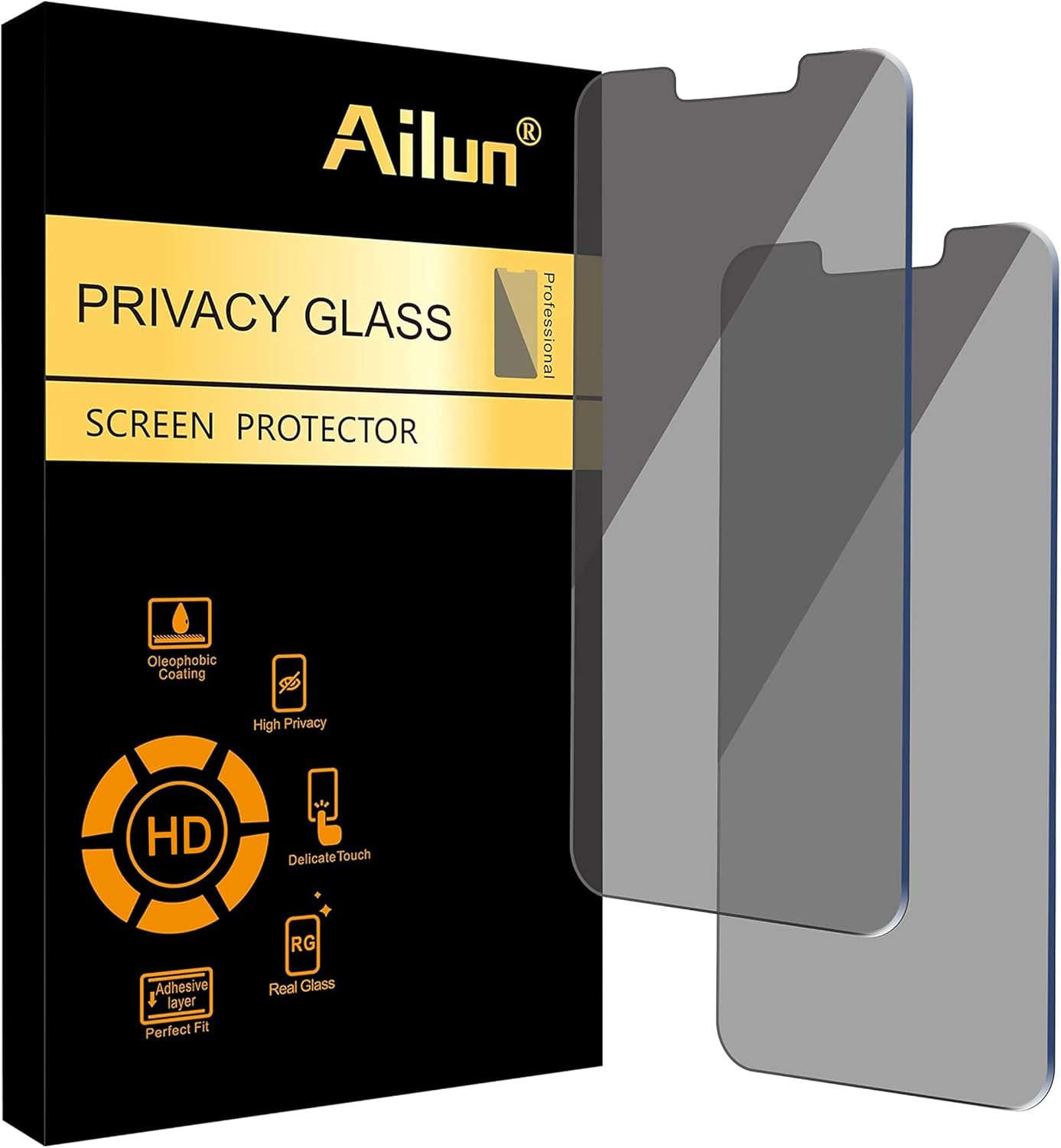Thumbnail 6 de Ailun iPhone 17 Pro Privacy Screen Protector 6.3