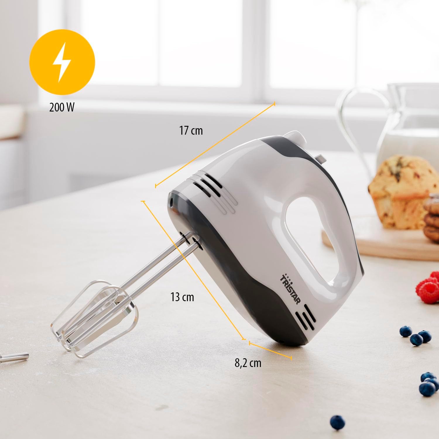 Detalle 2 de Tristar MX-4203 Batteur 200W 🥣