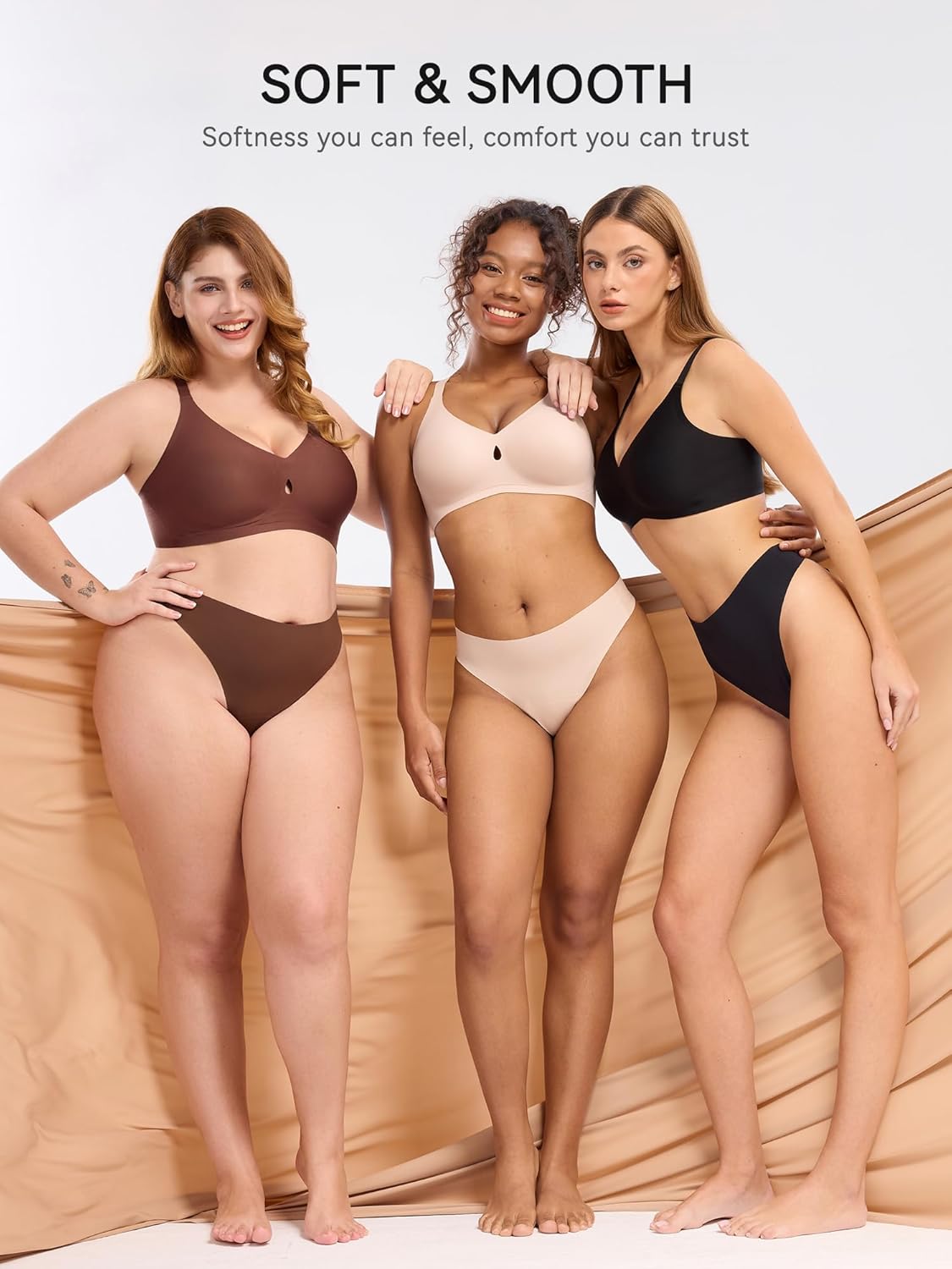 Thumbnail 5 de LUCKMEEY Bras No Underwire Wireless Bra A-DD 🩲