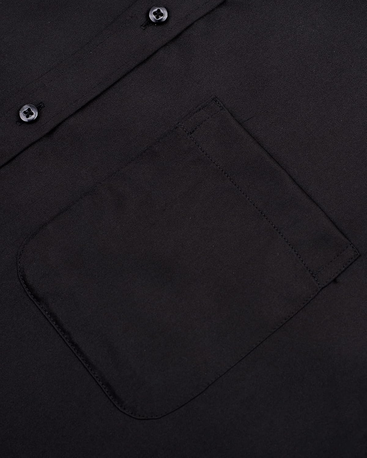 Detalle 2 de J.VER Herren Hemd Kurzarm Freizeithemd mit Tasche Regular Fit – Bügelleicht, Stretch und Knitterarm