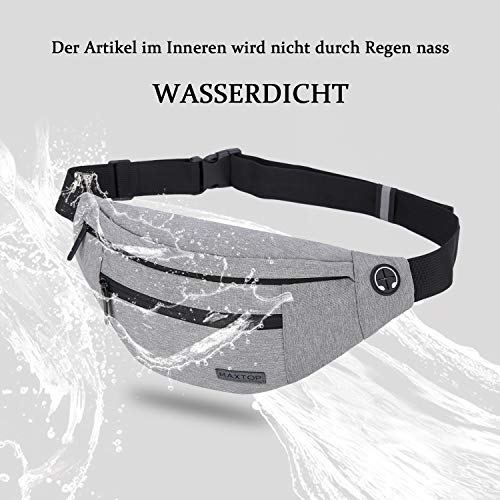 Detalle de MAXTOP Large Bumbag Waist Fanny Pack: Secure, Spacious Run & Travel Belt
