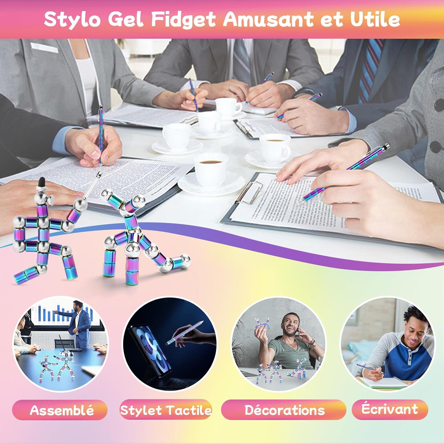 Thumbnail 3 de Stylos anti-stress amusants CDDFUNGO pour adolescentes