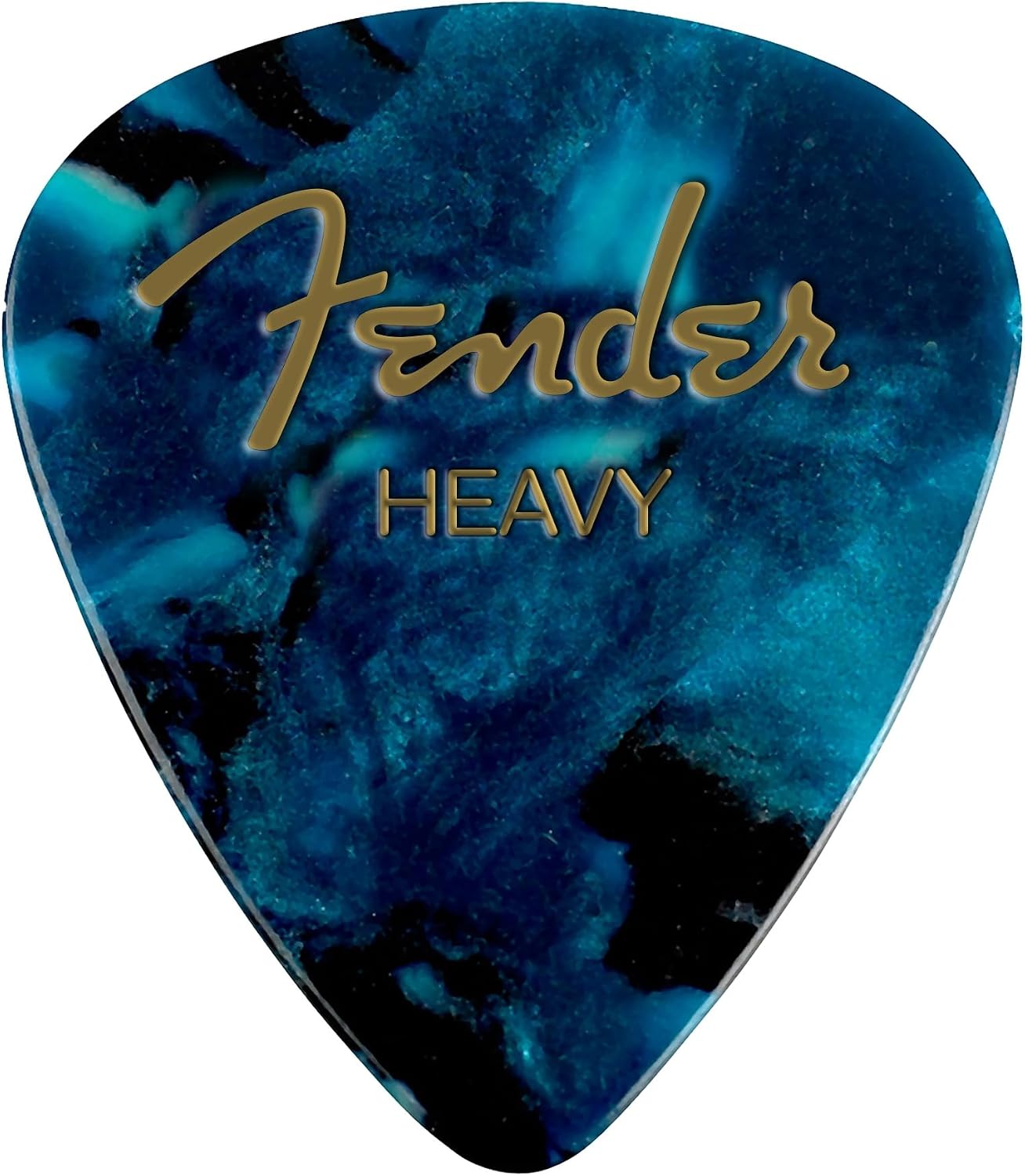 Detalle 2 de Fender 351 Premium gitarrplektrum, tunna i celluloid, vit Moto, 12-pack