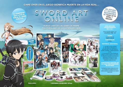 Detalle 2 de SELECTA VISION Sword Art Online: Aincrad y Fairy Dance, edición coleccionista Blu-ray (episodios 1-25)