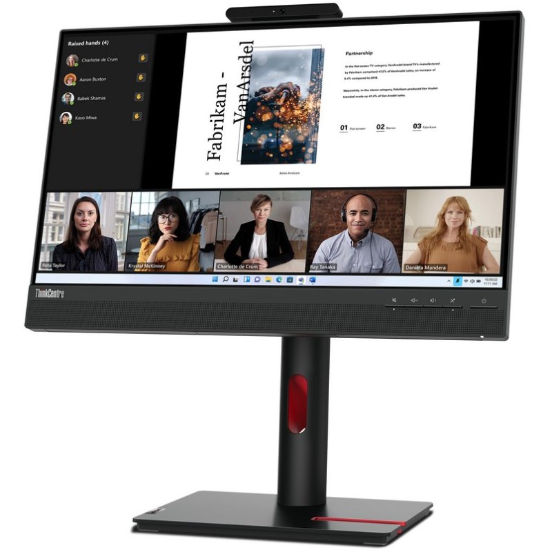 Detalle 2 de Monitor Lenovo ThinkCentre Tiny-In-One 22 Gen 5 21.5" IPS FullHD 60Hz con cámara, micrófono y altavoces