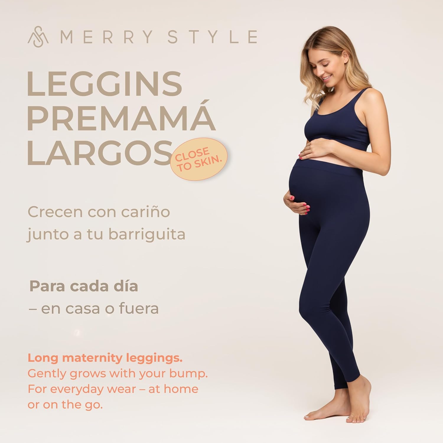Detalle 2 de Merry Style MS10-297 Leggins premamá cintura alta