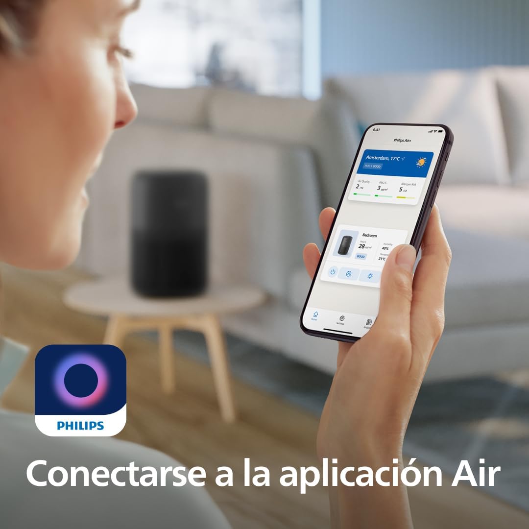 Thumbnail 7 de Philips Purificador de aire Serie 900 🌬️, silencio y salud
