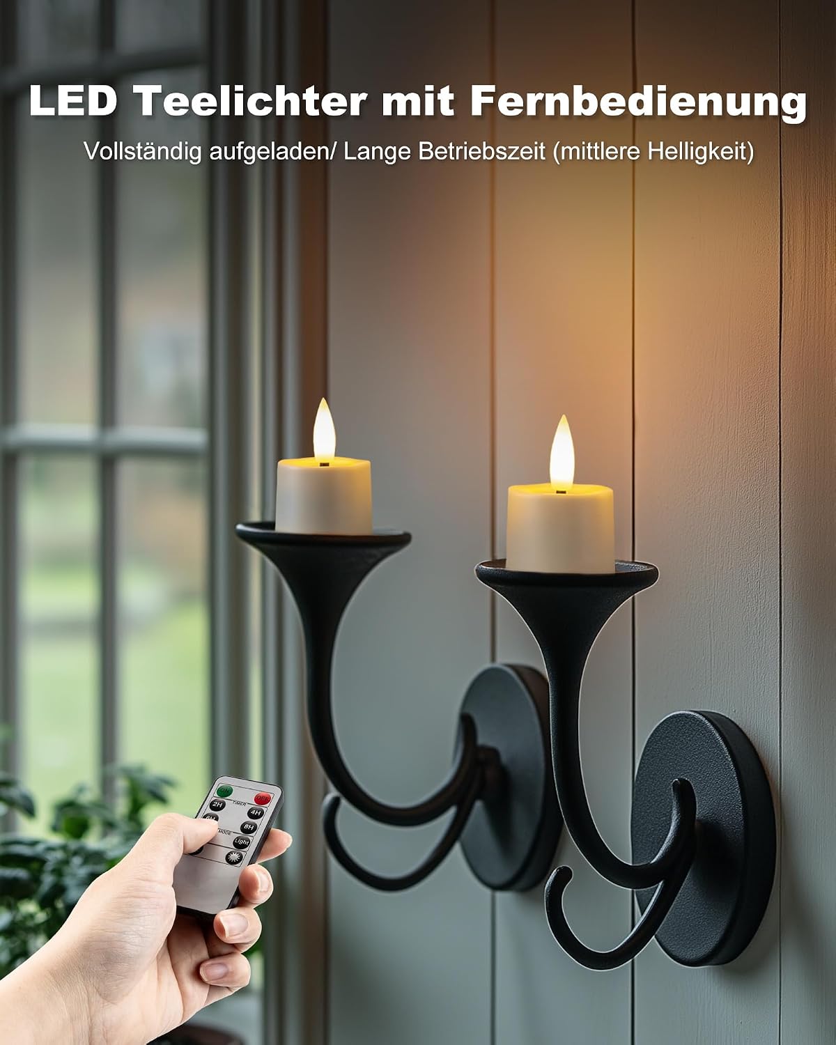 Detalle 2 de Homemory LED Teelichter mit 12 Stück