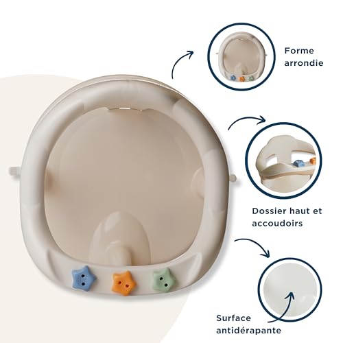 Detalle 2 de Thermobaby Anneau de bain Aquababy — siège ergonomique pour bébé 7–16 mois, facile et stable