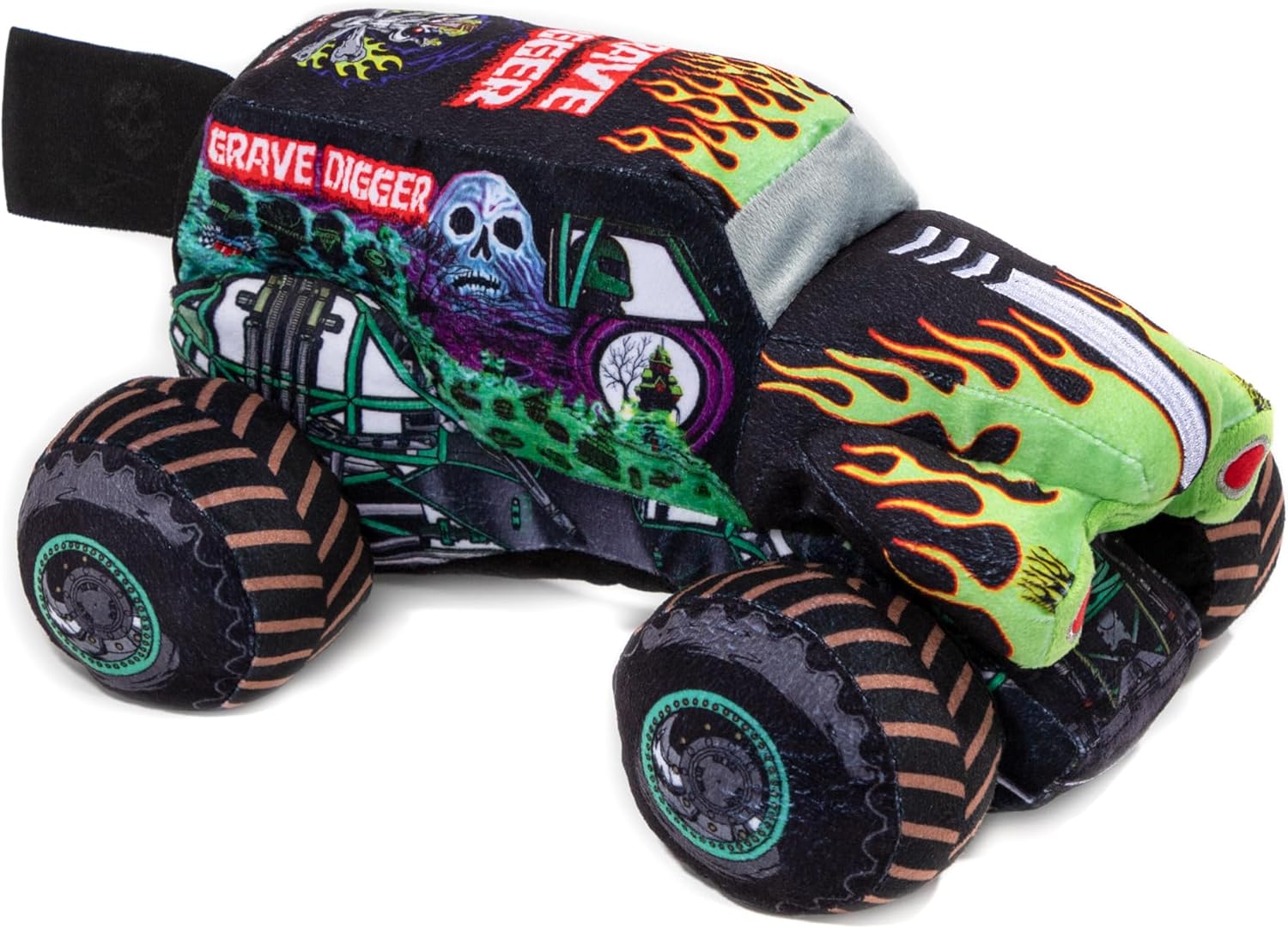 Thumbnail 2 de Jay Franco Monster Jam Grave Digger plush pillow buddy (32cm) – cosy kids soft character cushion