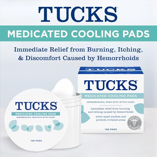 Thumbnail 3 de TUCKS Medicated Cooling Pads, 100 Count – Witch Hazel Hemorrhoid Pads for Comfort and Hygiene