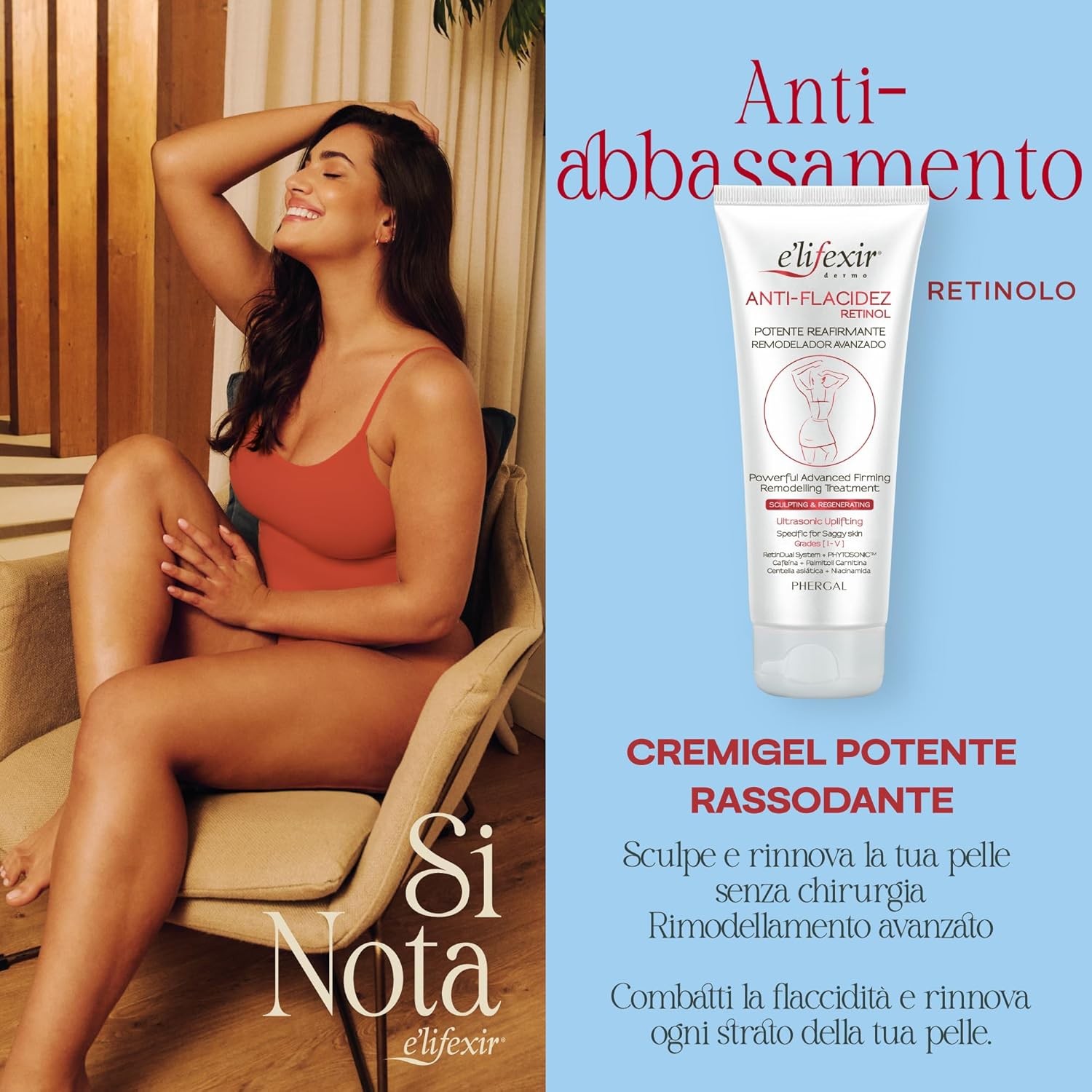 Thumbnail 1 de Elifexir Anti-flaccidità Retinolo: trattamento corpo con Retin Dual System 200 ml