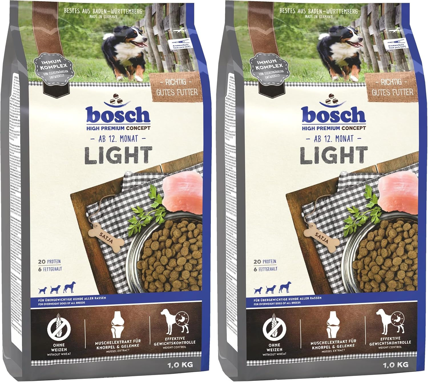 Detalle de Bosch HPC Light – Hundetrockenfutter zur Gewichtskontrolle, 12,5 kg