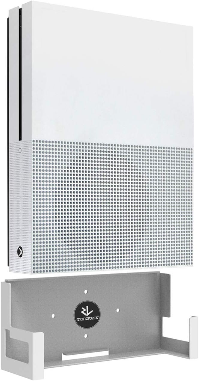 Detalle de Monzlteck Wandhalterung für Xbox One S: vertikales Aufhängen inkl. einfache Montage