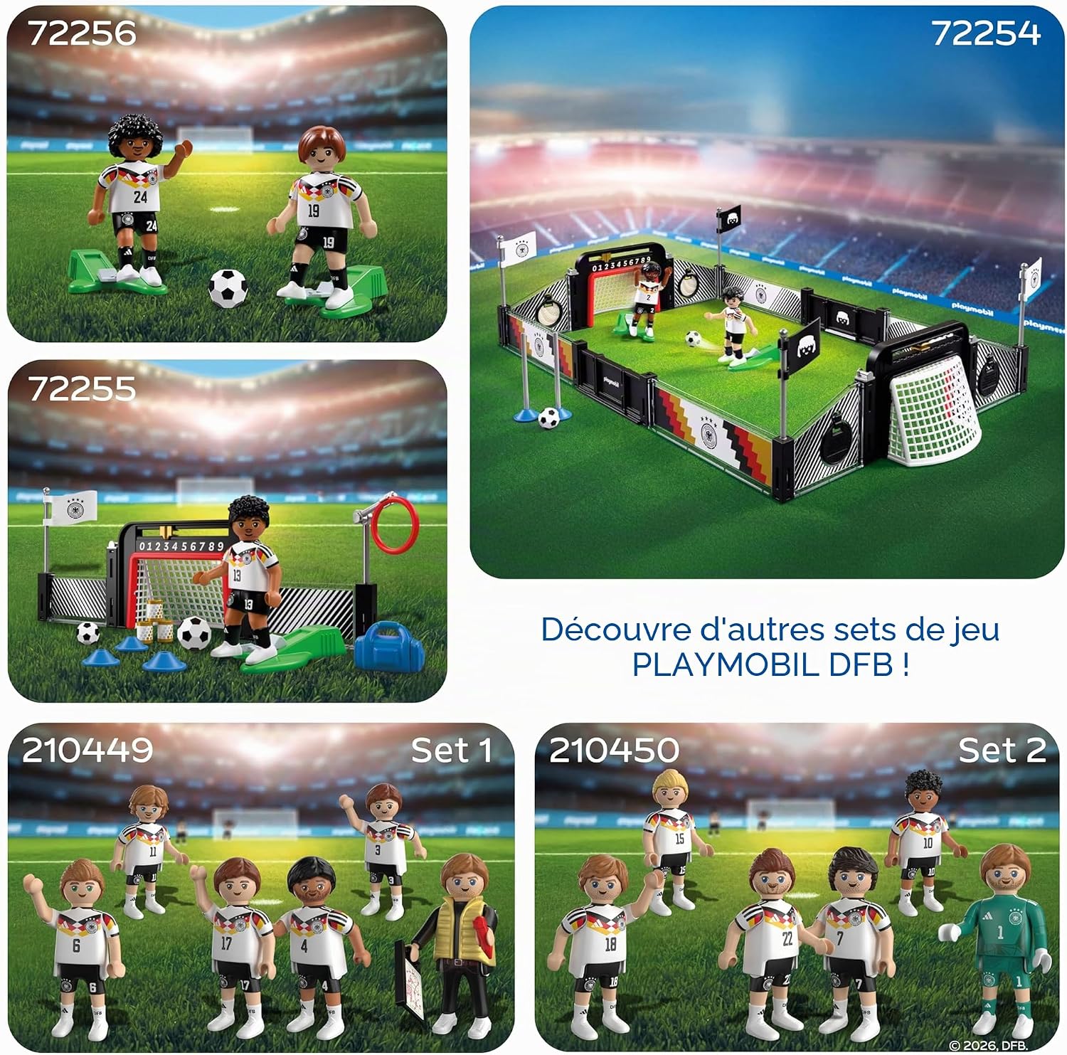 Thumbnail 4 de PLAYMOBIL DFB - Kit de Jeu Adeyemi & Stiller (72256)