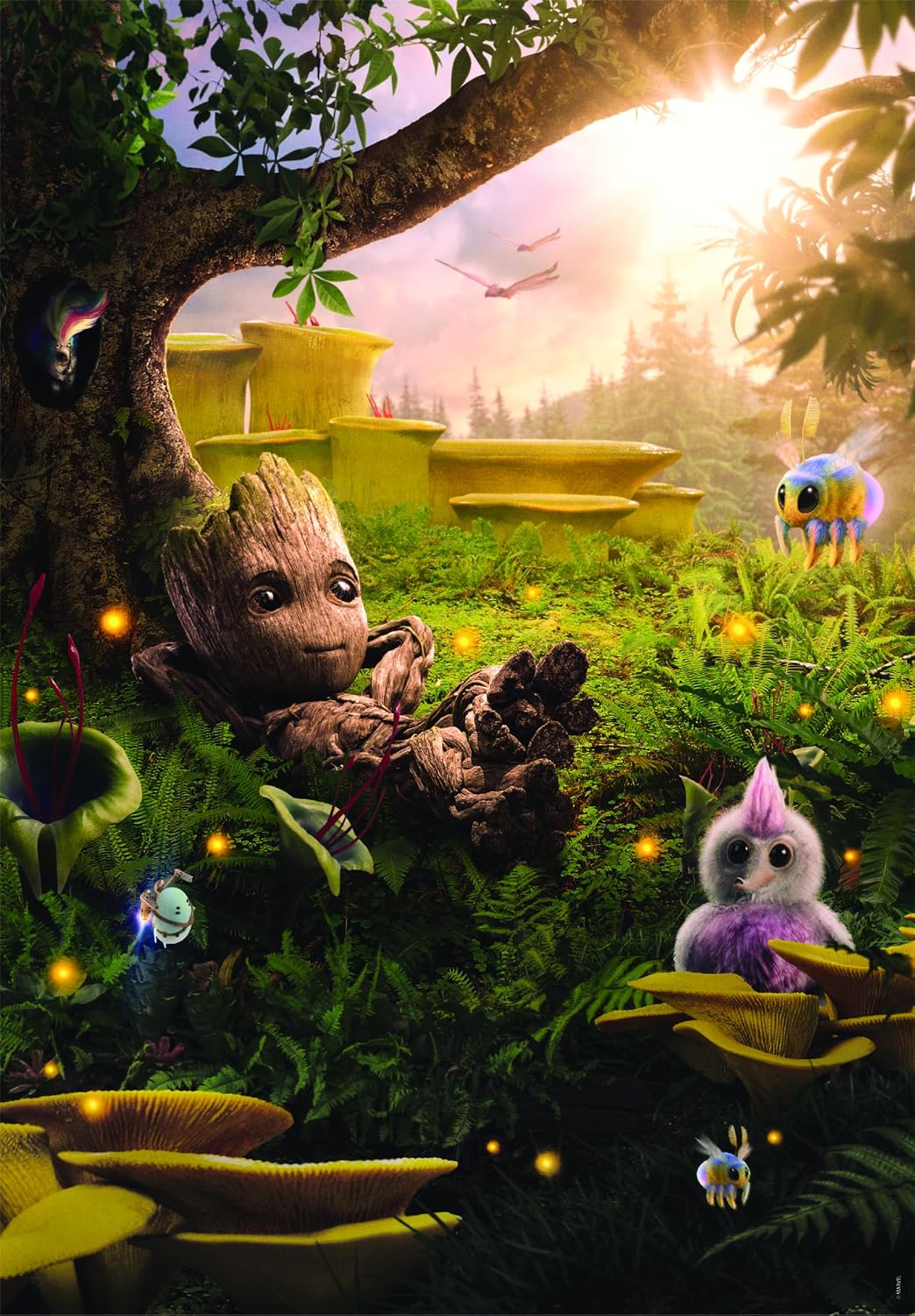 Detalle de Clementoni I Am Groot Puzzle 300 Teile 48,5 x 33,5 cm
