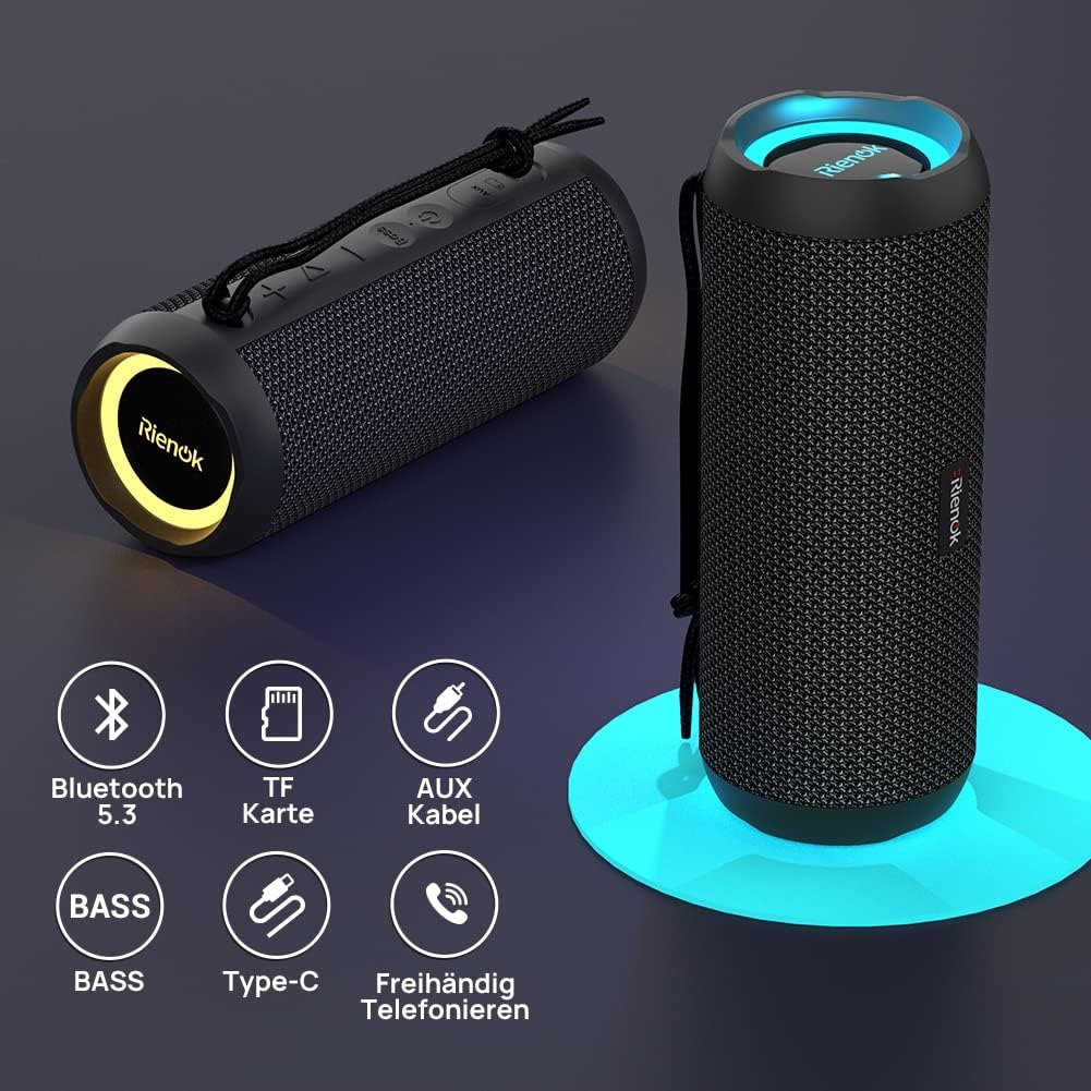 Thumbnail 2 de RIENOK Bluetooth Lautsprecher