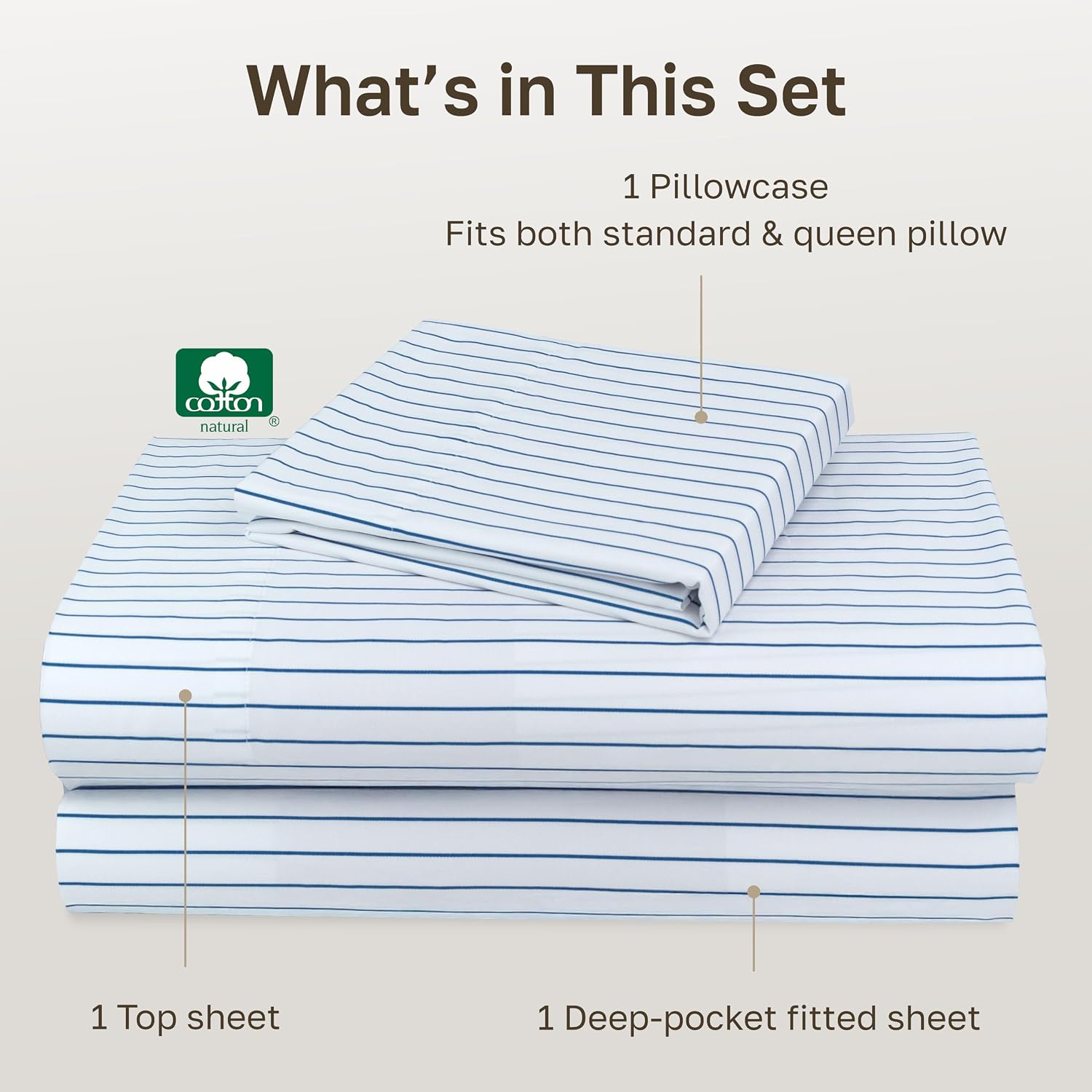 Thumbnail 3 de California Design Den 840307188717 Twin XL Cotton Sheet Set, 600-Thread-Count Sateen
