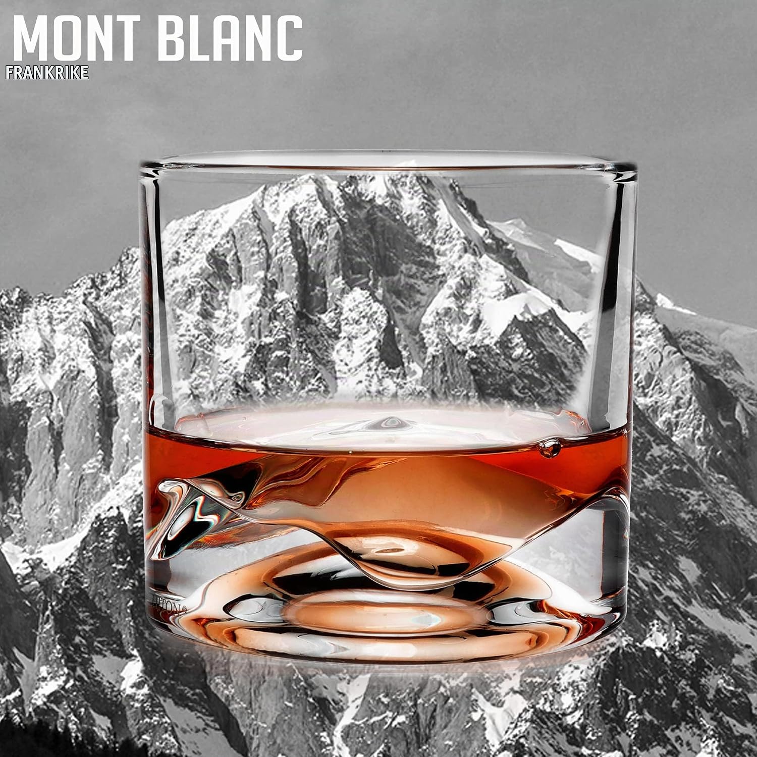 Detalle 2 de LIITON L60100 Mont Blanc whiskyglas i blyfri kristall, 2-pack, 280 ml