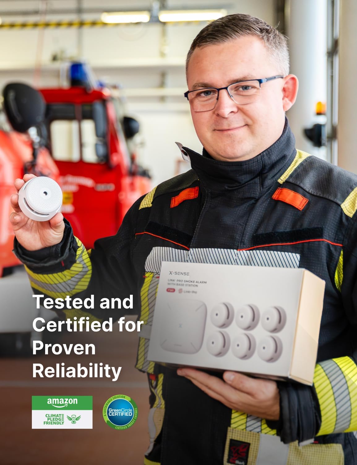 Thumbnail 4 de Wi-Fi smoke alarms FS31 with SBS50 base