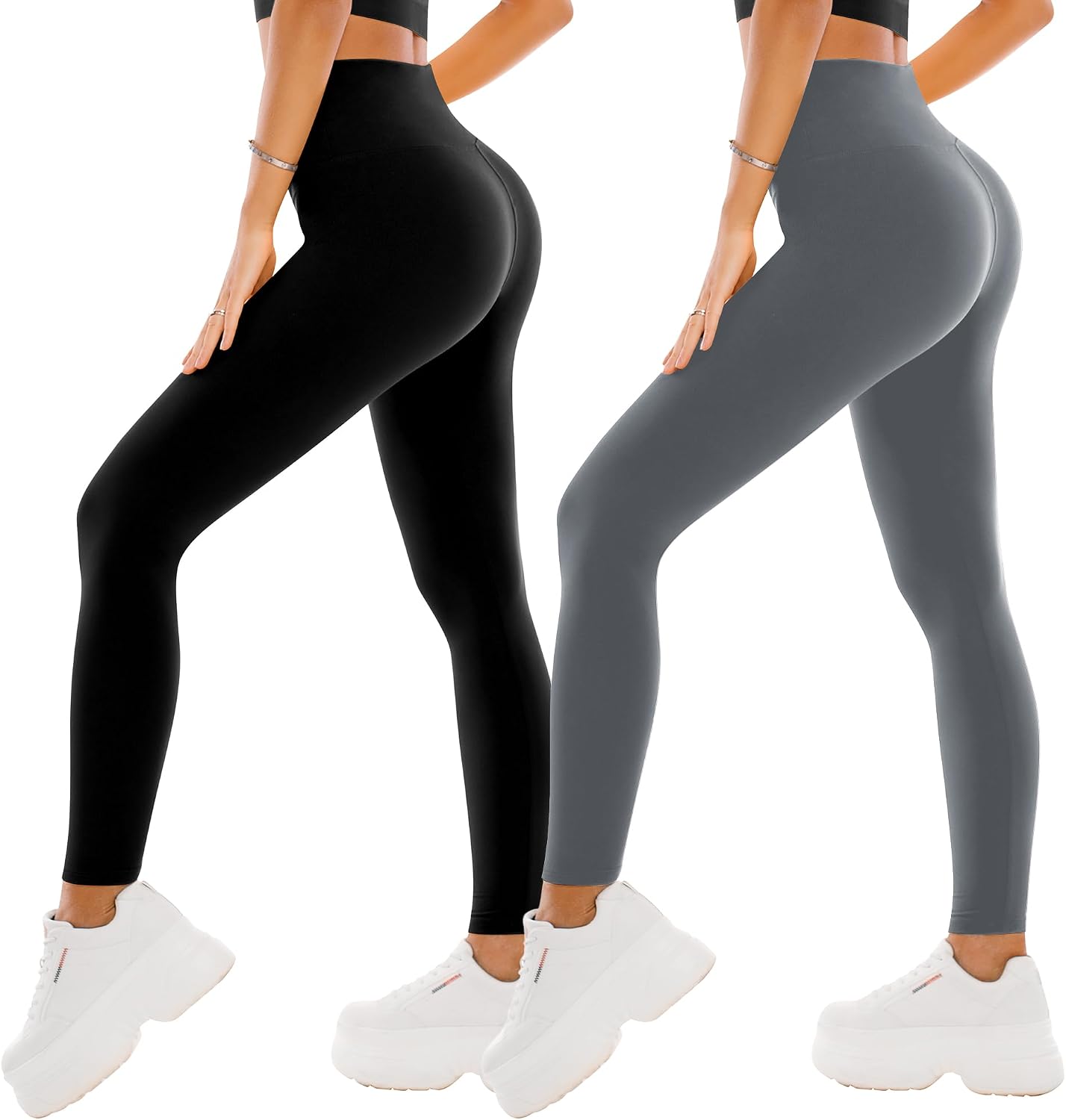 Detalle de SINOPHANT 2er Pack Leggings High Waist für Damen