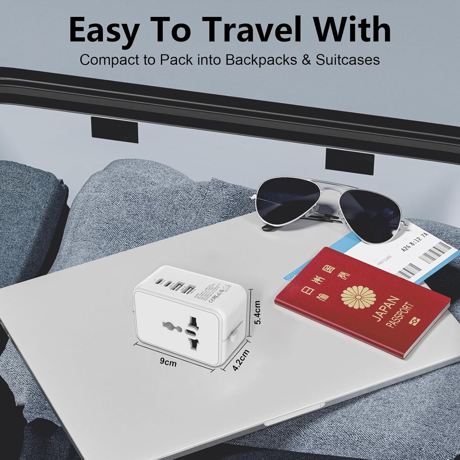 Thumbnail 5 de Universal Travel Adapter Worldwide Multi Plug 🌍