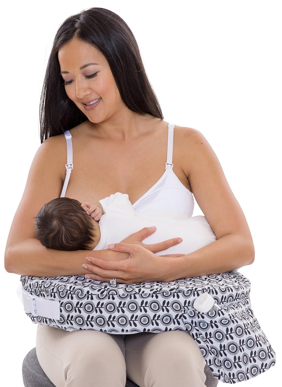 Thumbnail 1 de My Brest Friend Original Nursing Pillow Enhanced Ergonomics Midnight Poppy 🧷
