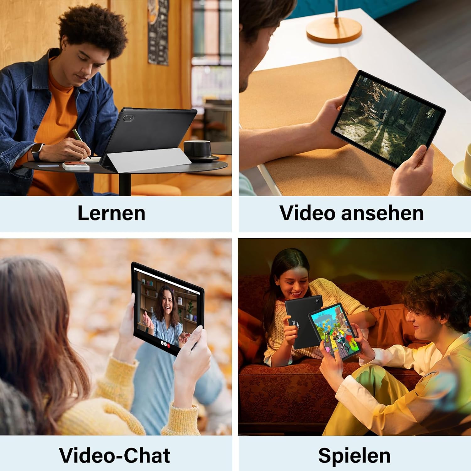 Thumbnail 5 de DMOAO Tablet 10 Pollici Android con 18GB RAM, 128GB ROM e espansione TF 1TB – WiFi 6, 5G, Widevine L1