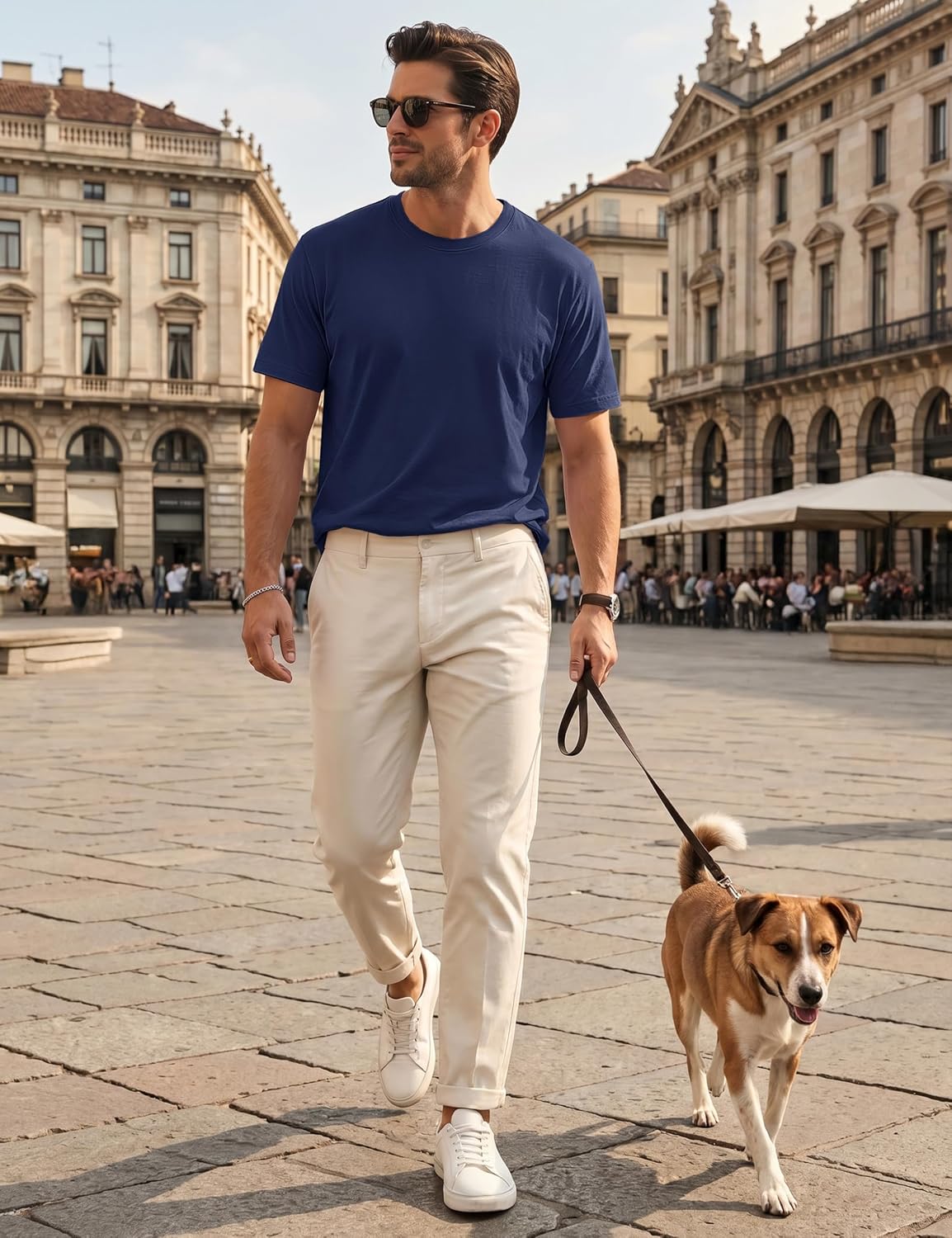 Thumbnail 2 de Cavva Men's Short Sleeve Cotton T-Shirt – Breathable, Everyday Classic