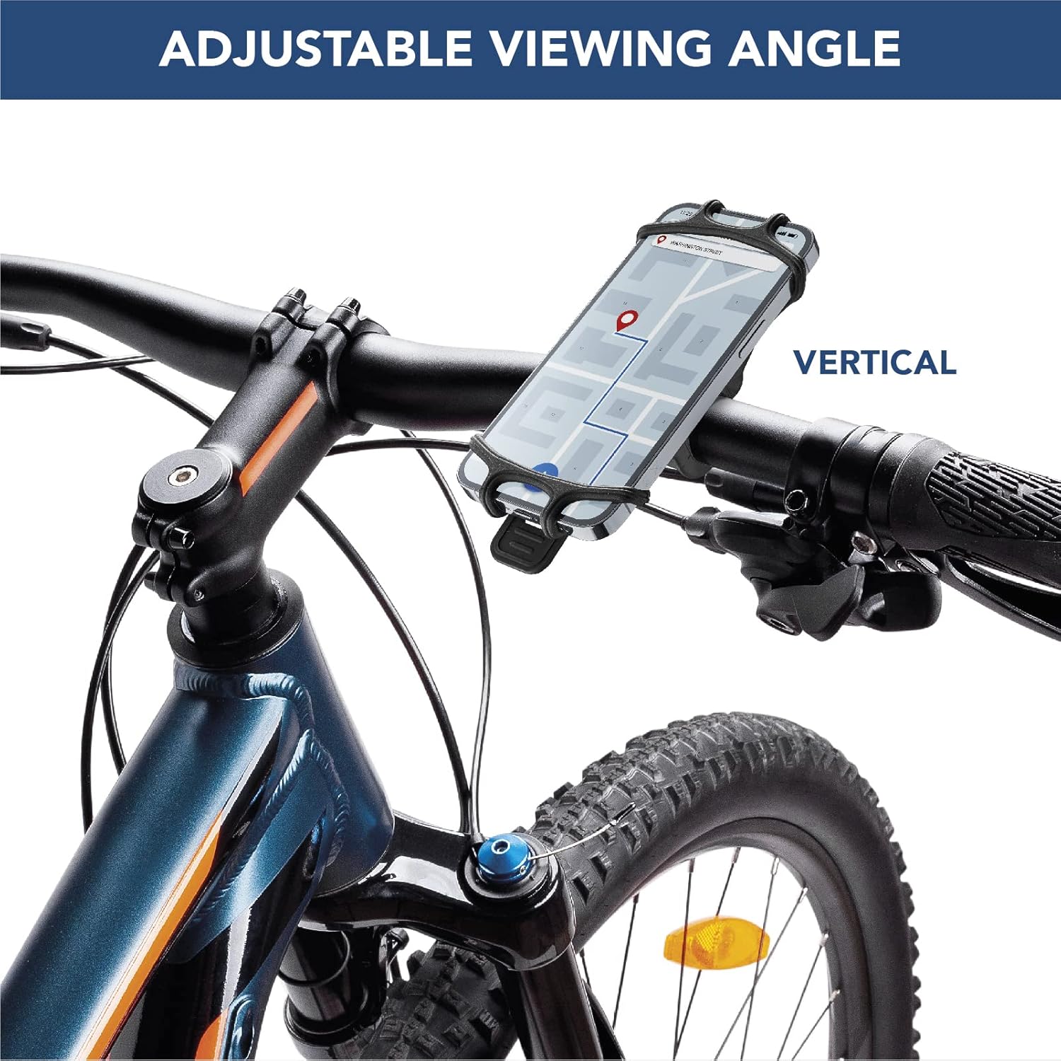 Detalle 2 de cellularline | Rider - Universal | Soporte Silicona para Bicicleta