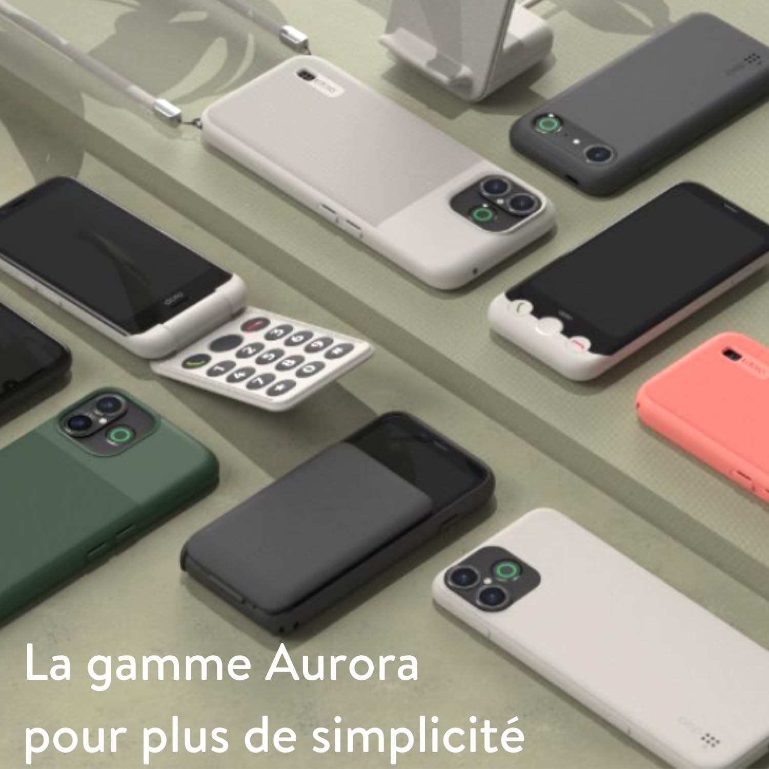 Thumbnail 4 de Doro Aurora A10 – Téléphone portable senior simple et sûr avec SOS, GPS et assistance vocale