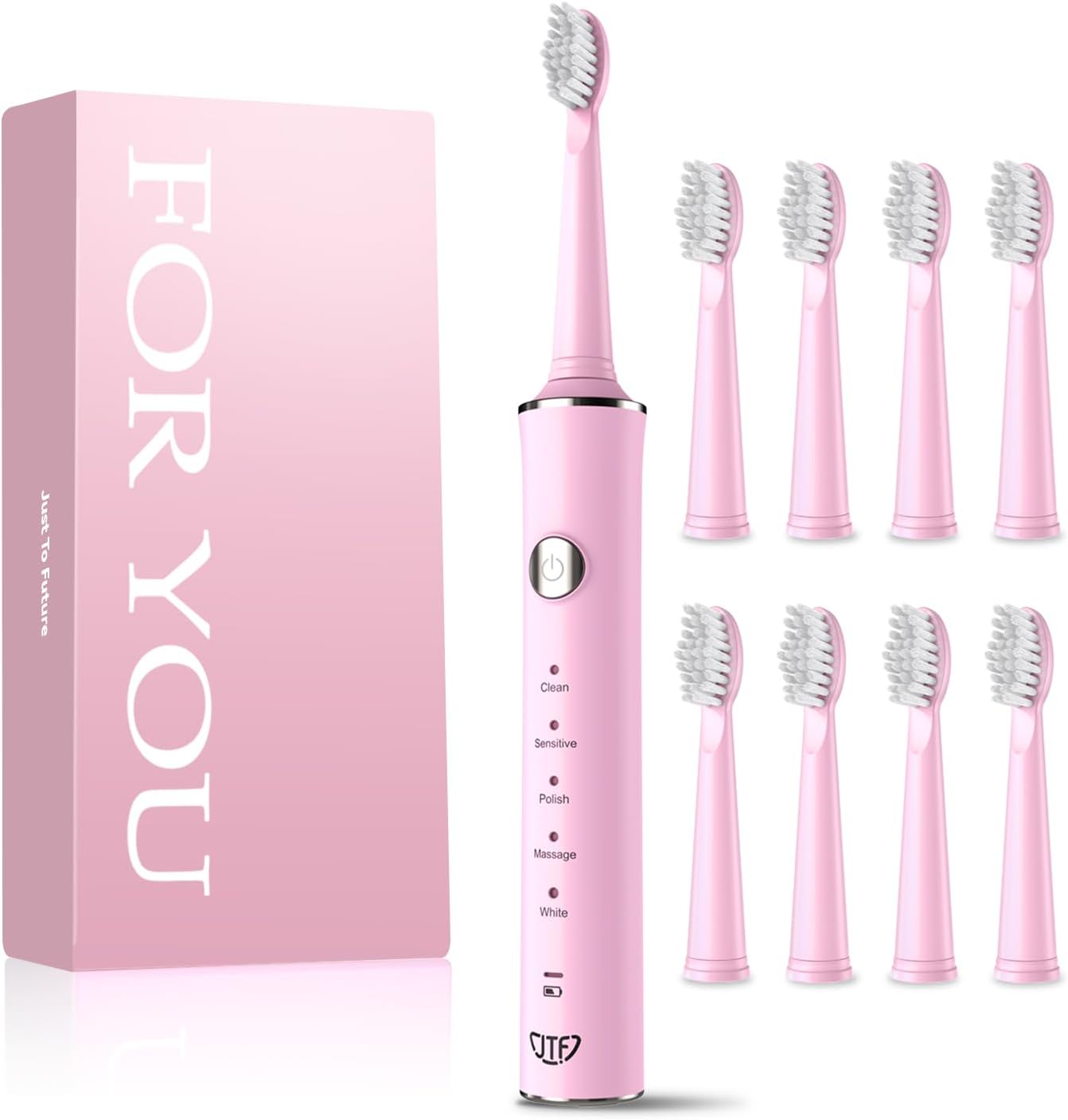 Detalle de JTF Sonic Electric Toothbrush 8 Heads
