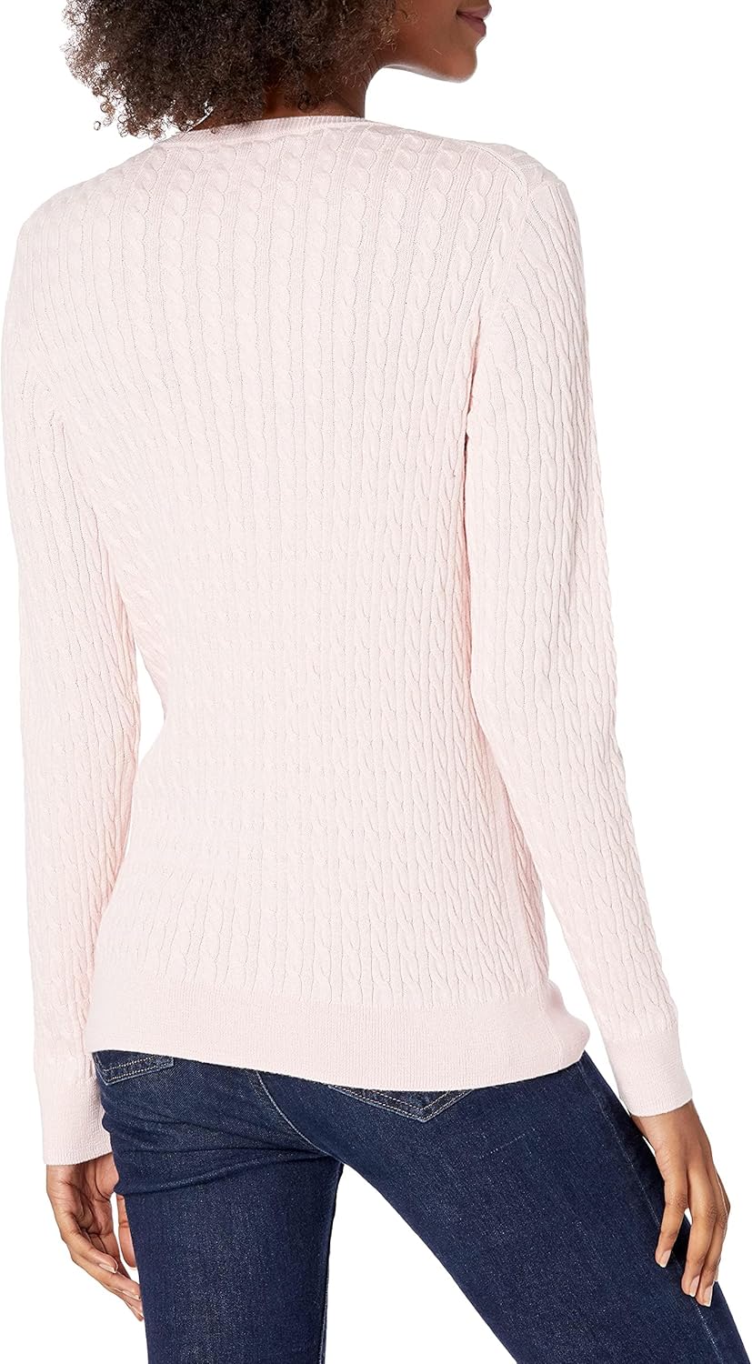 Thumbnail 1 de Amazon Essentials Women’s Lightweight Cable Knit Crewneck Jumper (Plus Size)