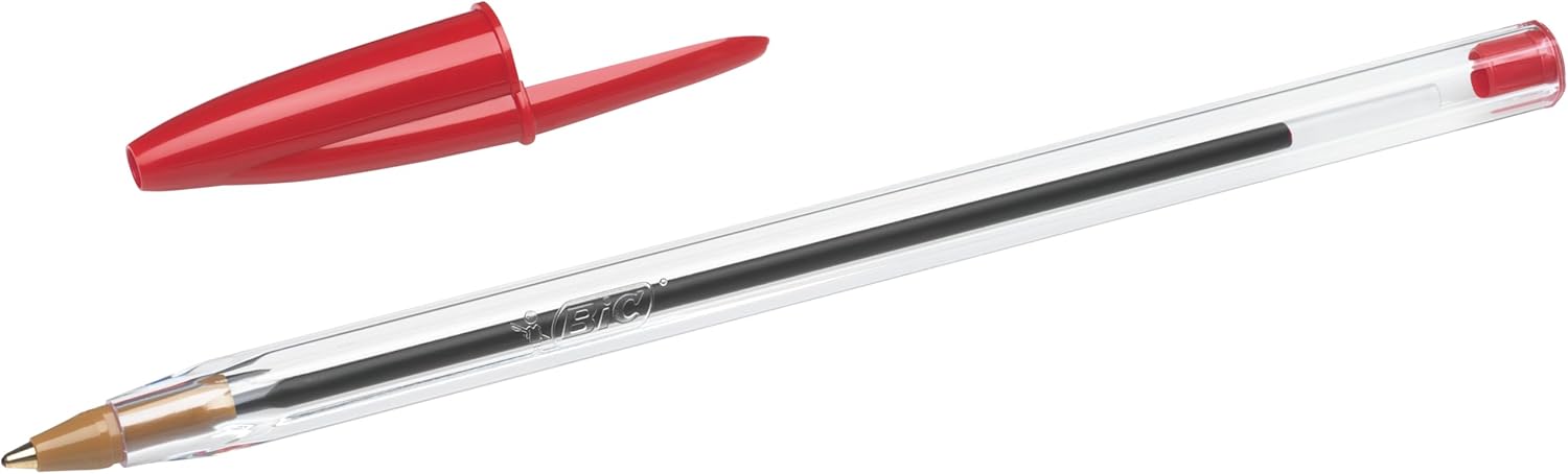 Thumbnail 2 de BIC Cristal Original – Stylos-Bille Pointe Moyenne (1,0 mm) – Rouge, Boîte de 50