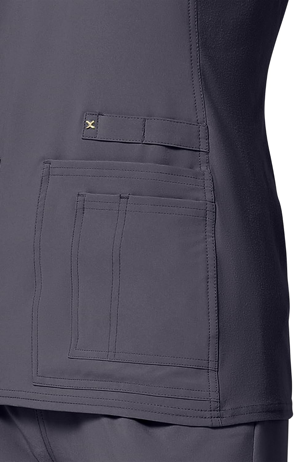 Thumbnail 6 de Cherokee CK605 Women's Medical Scrub Top, V-Neck, Stretch Panels & Four Pockets