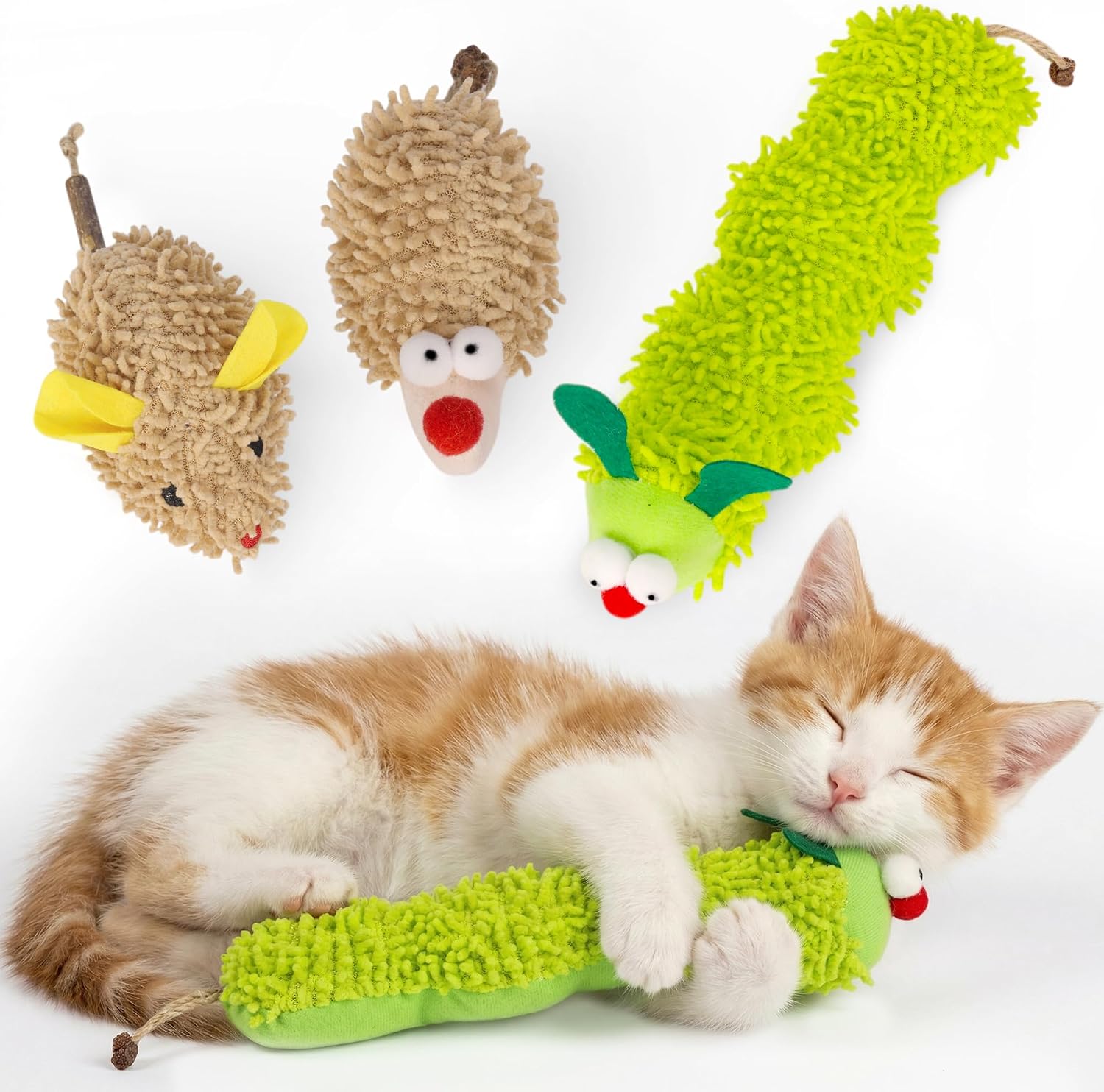 Detalle de Uyubao Catnip Toy 3 Pack Plush
