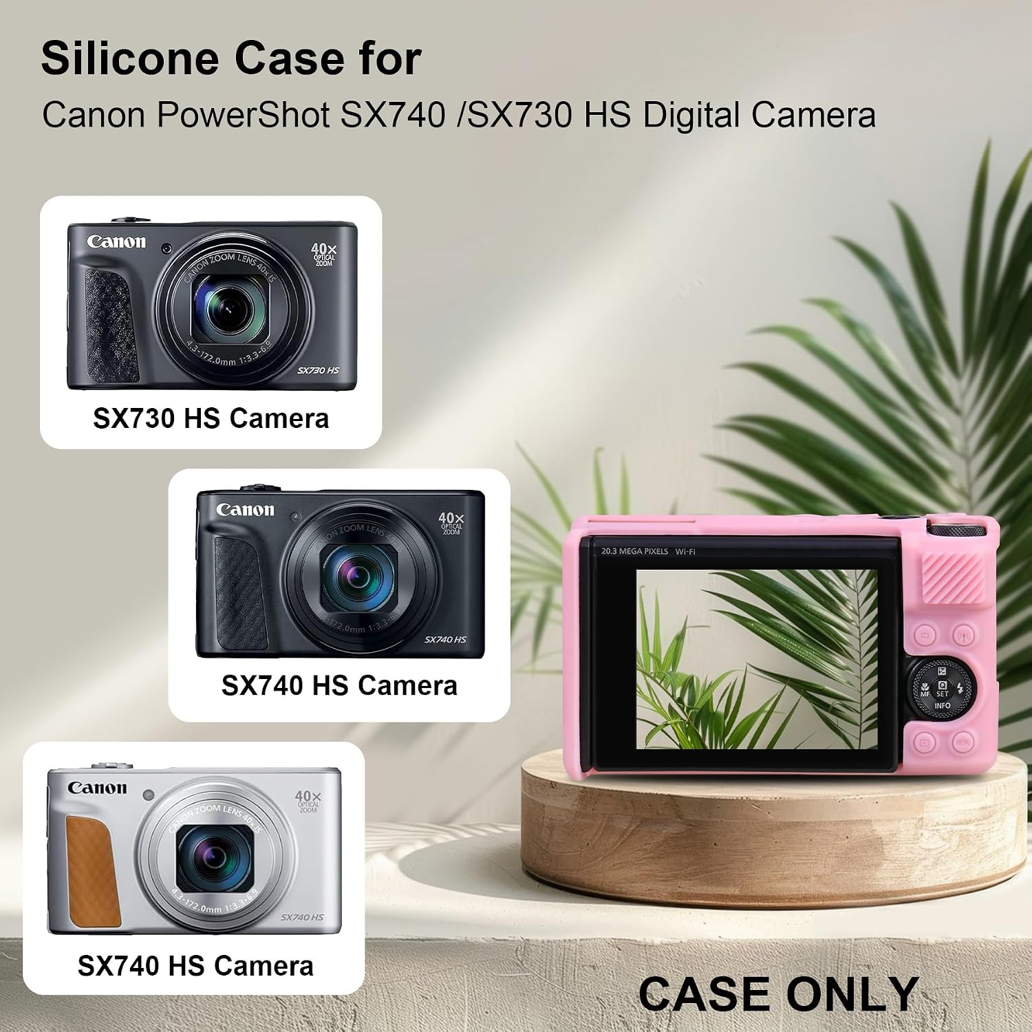 Thumbnail 2 de RAIALL Silicone Case for Canon PowerShot SX740