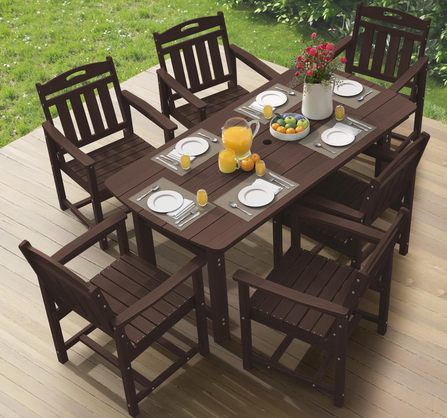Detalle de Ciokea Outdoor Dining Set, HDPE