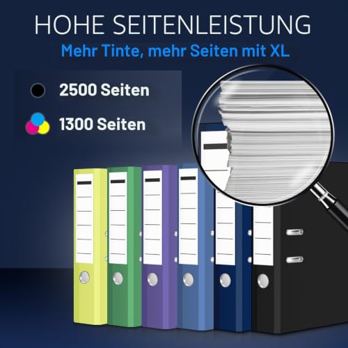 Detalle de DOUBLE D PGI-2500XL Multipack für Canon Maxify MB/ iB Modelle – kompatibel mit Canon 2500XL Druckertinten