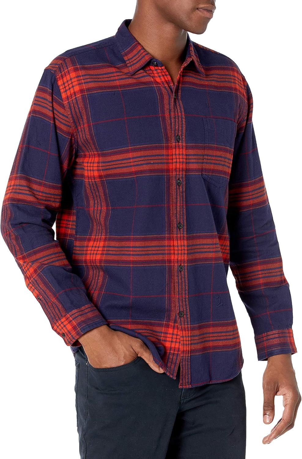 Thumbnail 2 de Herren Langarm-Flanellhemd von Amazon Essentials – Regular Fit mit Knopfleiste