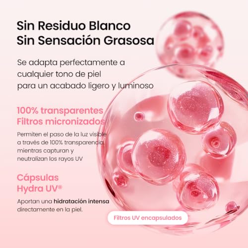 Detalle de BIODANCE Sérum Solar SPF 50+ Invisible: protector facial ligero con colágeno y péptidos