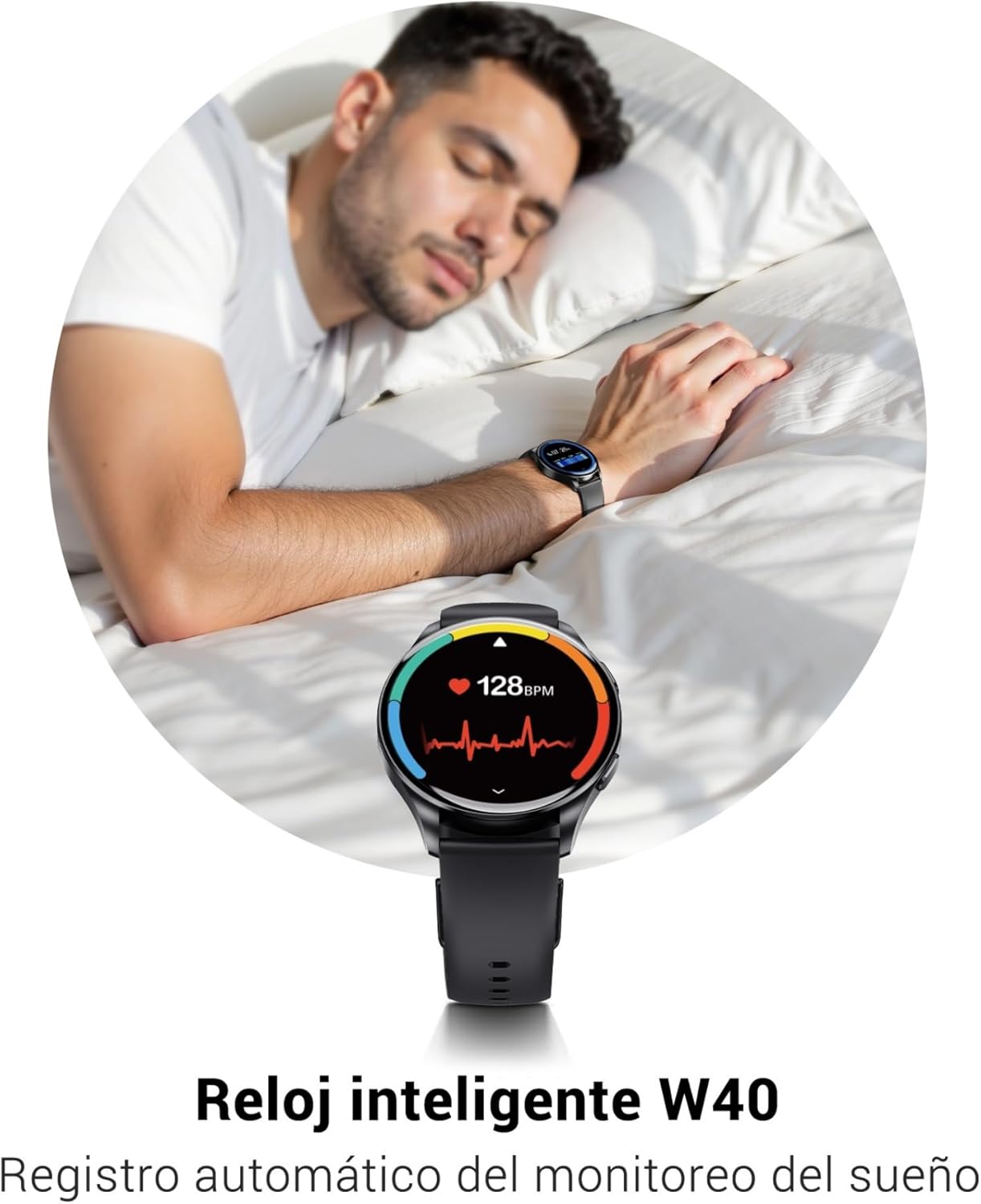 Detalle de IOWODO Reloj Inteligente 1.43" AMOLED