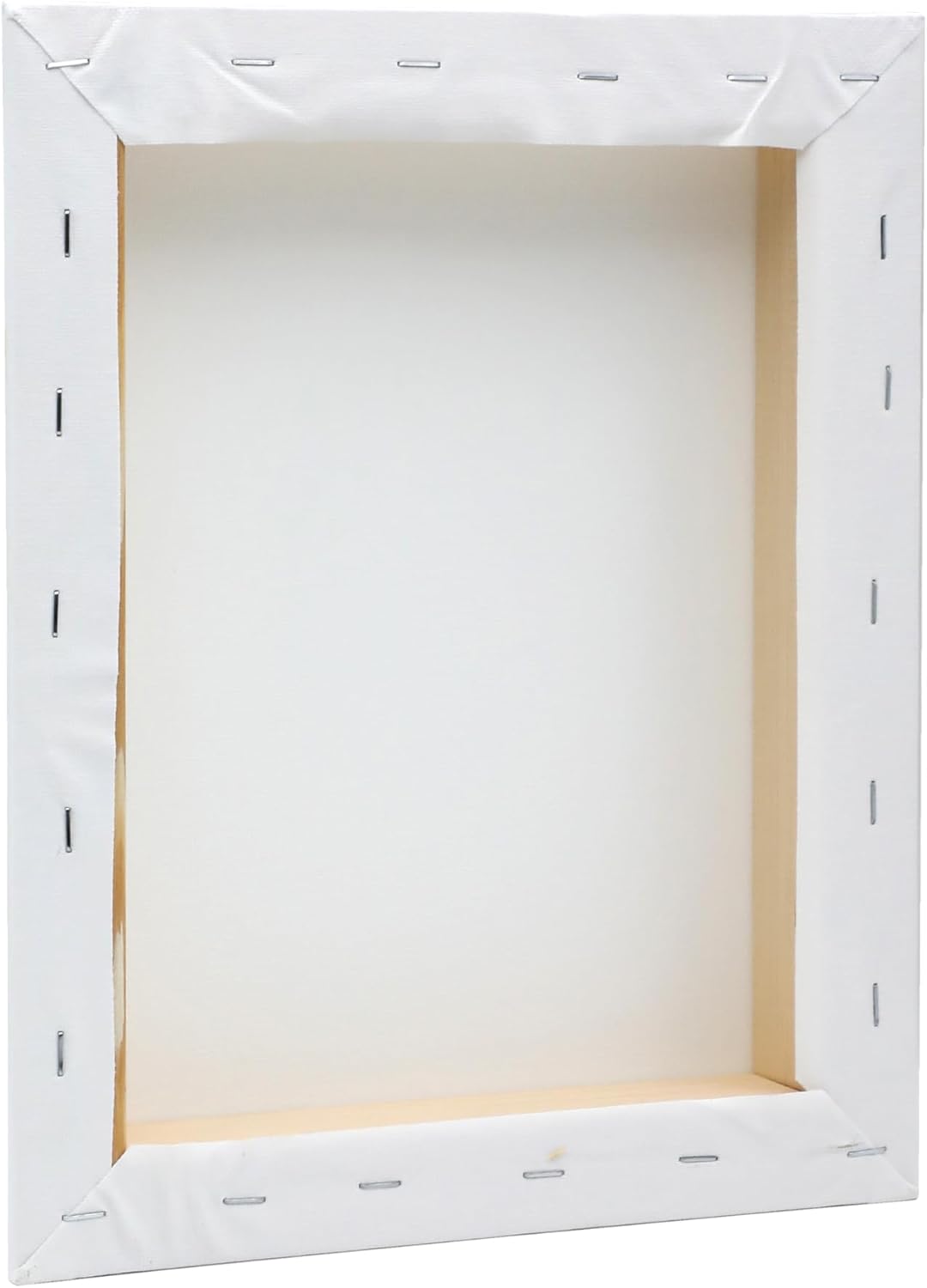Detalle de EXERZ 24x30cm Bevelled Edge Pre-Stretched Canvas (4 Pack) — A Ready-to-Hang Artist Canvas