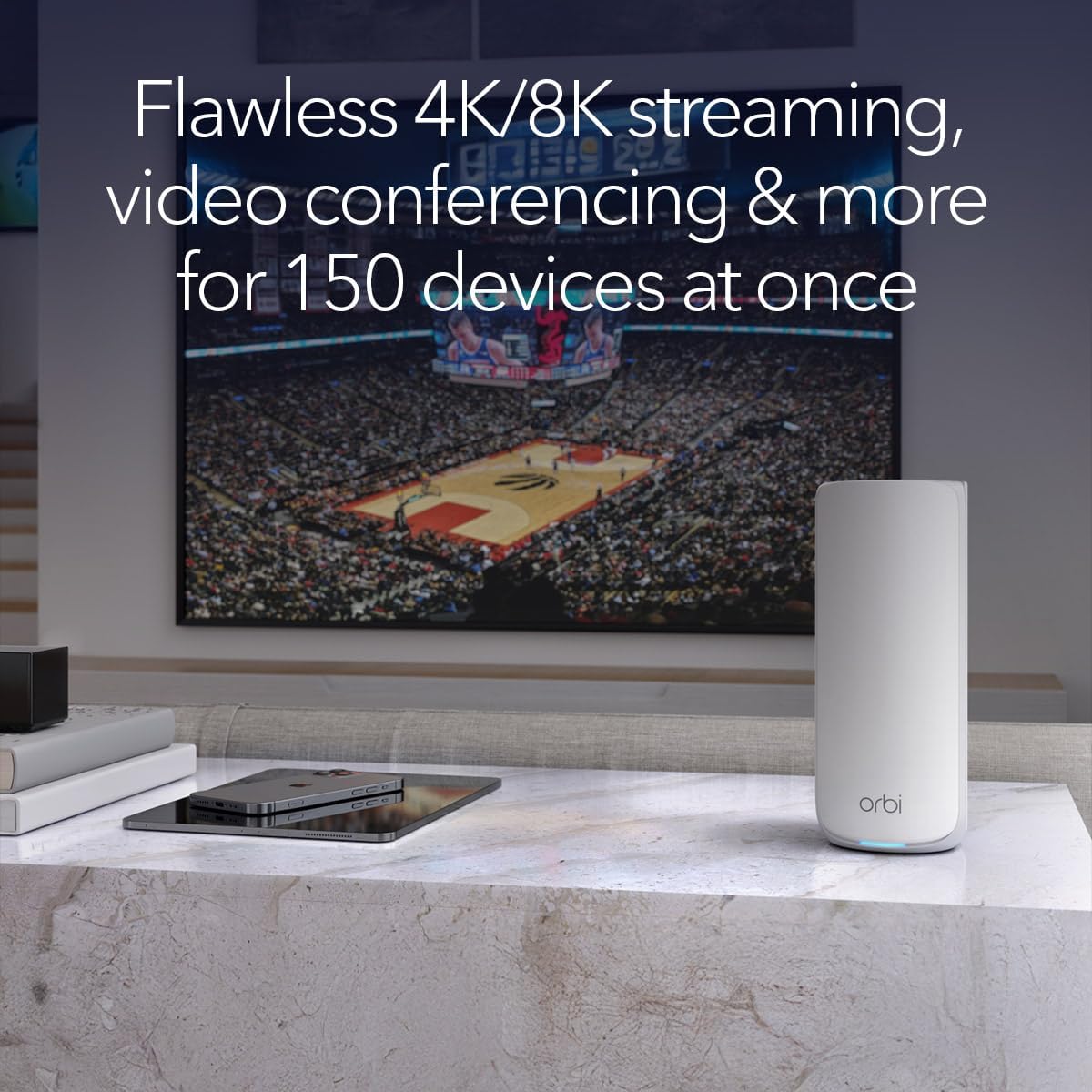 Detalle de NETGEAR Orbi 870 Series (RBE872): WiFi 7 Mesh System for Whole‑Home Coverage