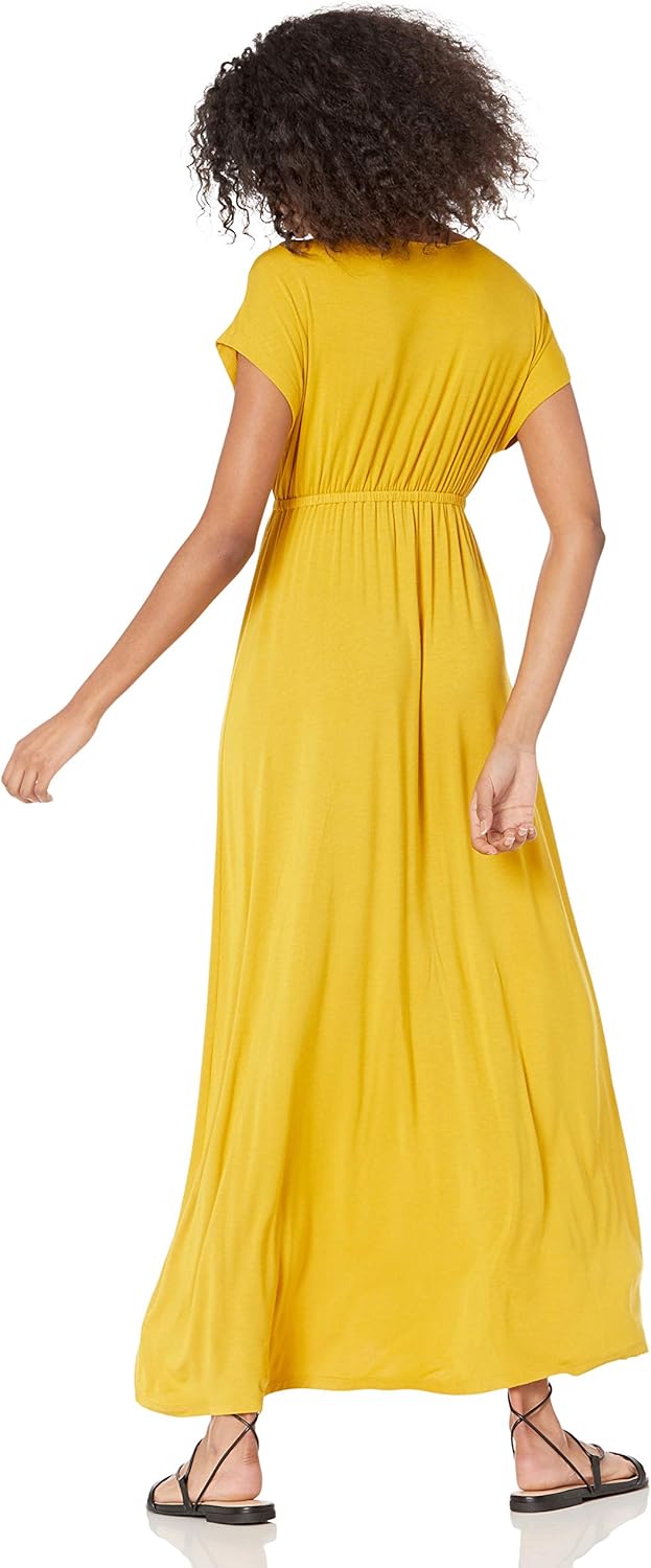 Detalle de Amazon Essentials Long-Waist Dress for Women with Extended Sizes