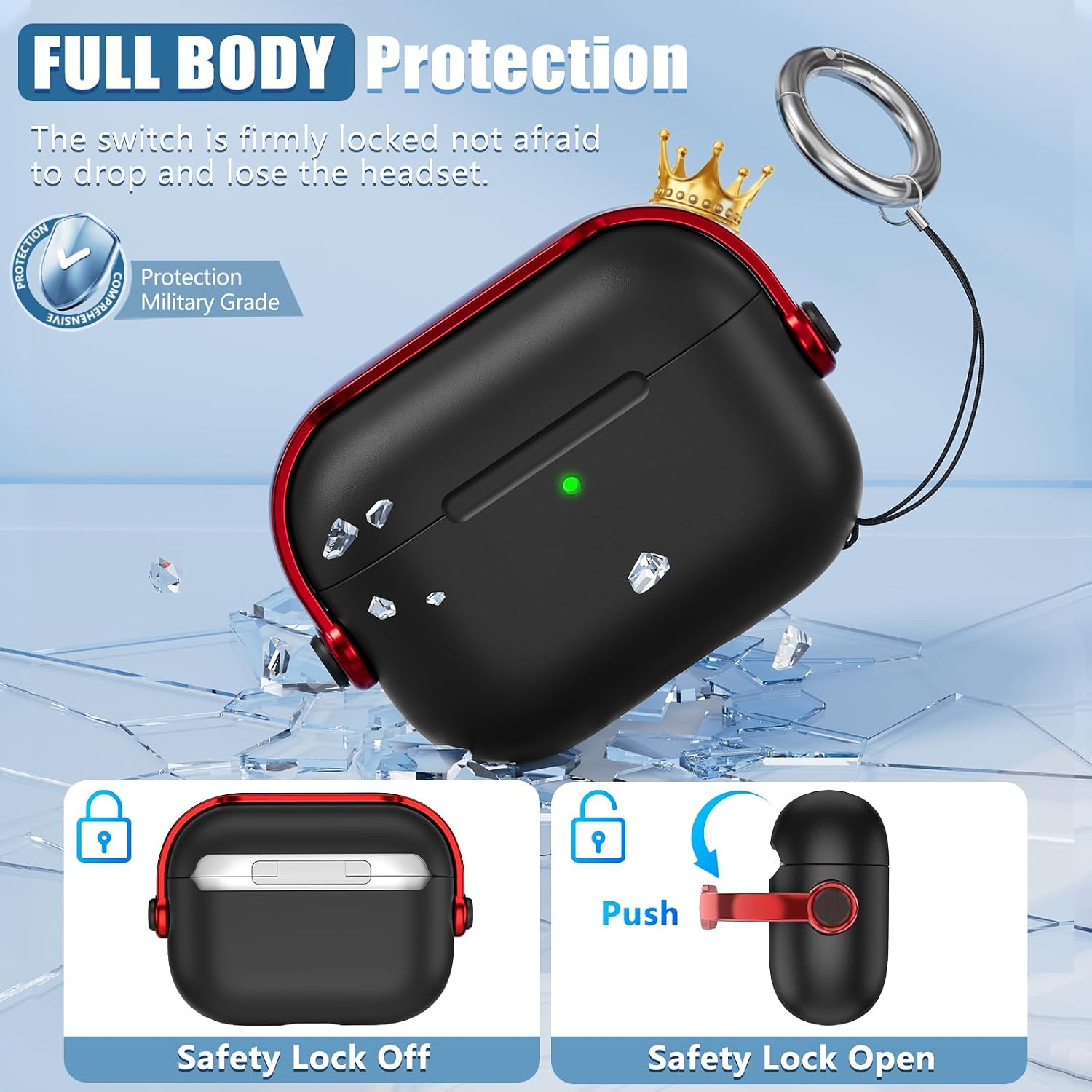 Detalle 2 de Wowwat AirPods Pro 3 Case with Cleaner Kit