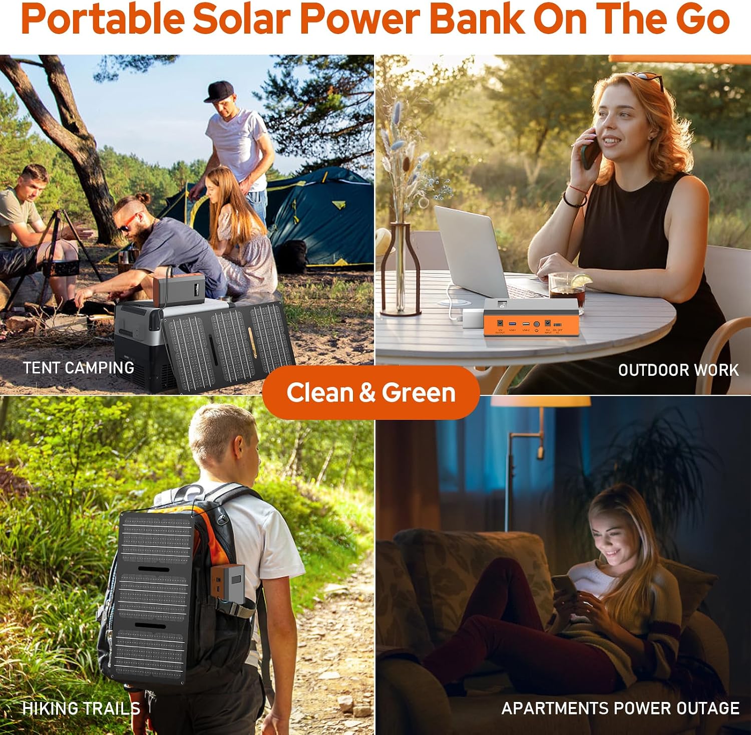 Detalle de ZeroKor R65 Portable Power Bank with 65W 110V AC Outlet, 24,000mAh