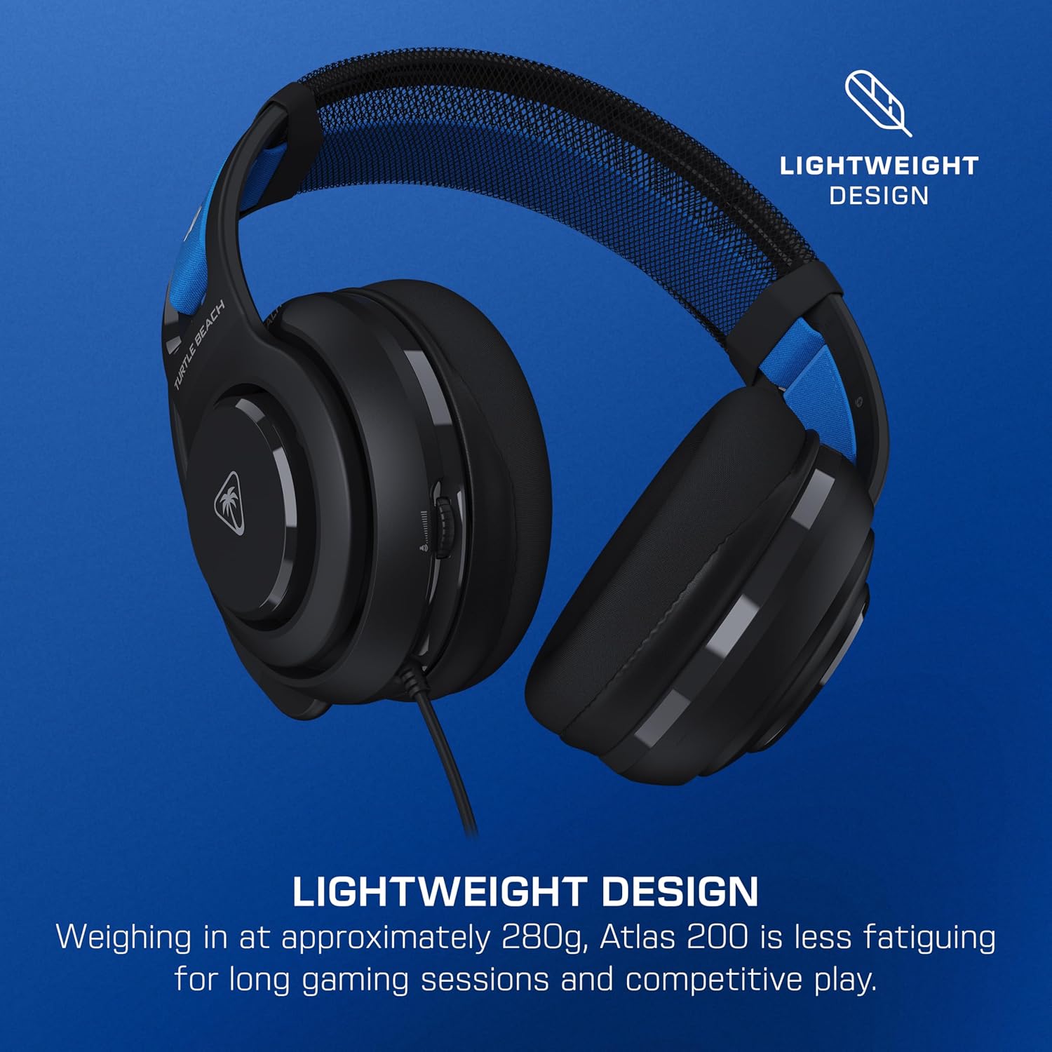 Thumbnail 5 de Turtle Beach Atlas 200 Wired Gaming Headset für PS5 und PS4 (offiziell lizenziert) – Schwarz