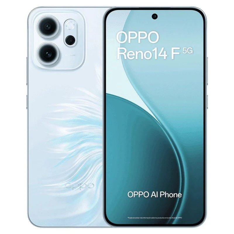 Detalle de OPPO Reno14 F 5G smartphone 6,57" AMOLED 256GB